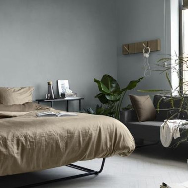 Herringbone Chestnut White