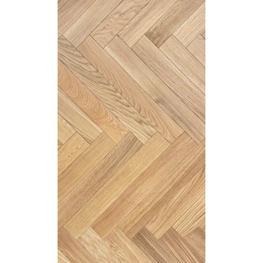 OAK HERRINGBONE VARNISHED